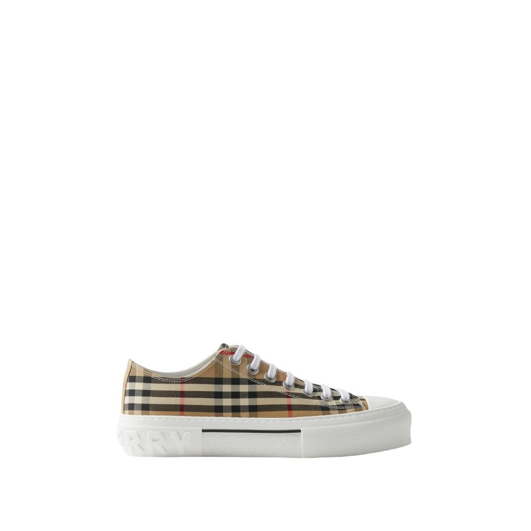 BURBERRY Vintage Check Low Top Sneakers for Women