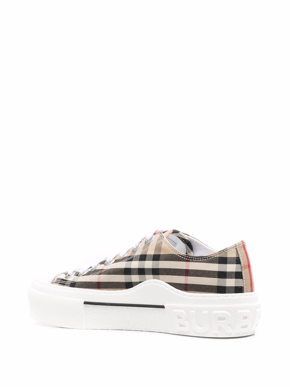 BURBERRY Vintage Check Cotton Sneakers for Women