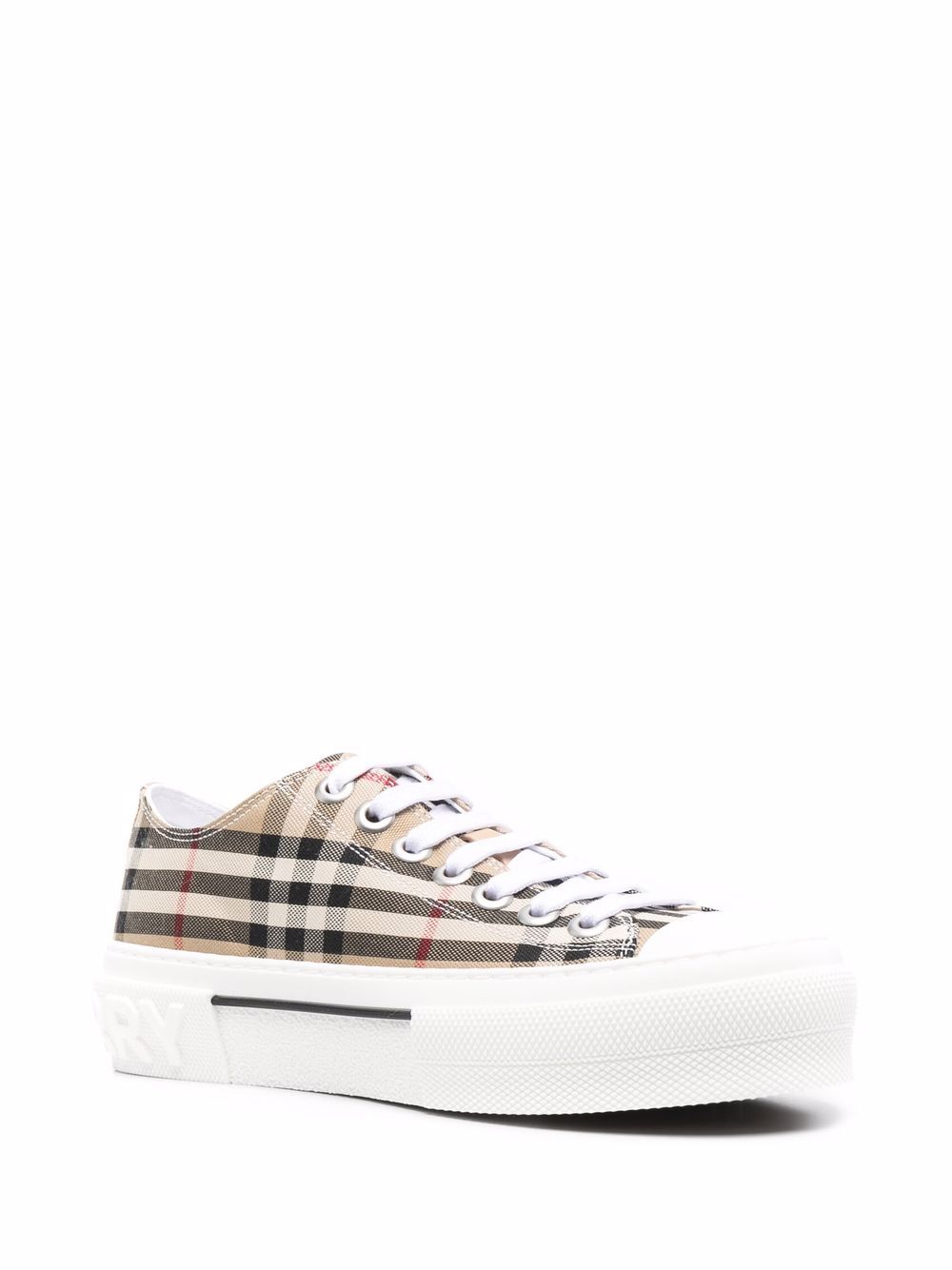 BURBERRY Vintage Check Cotton Sneakers for Women