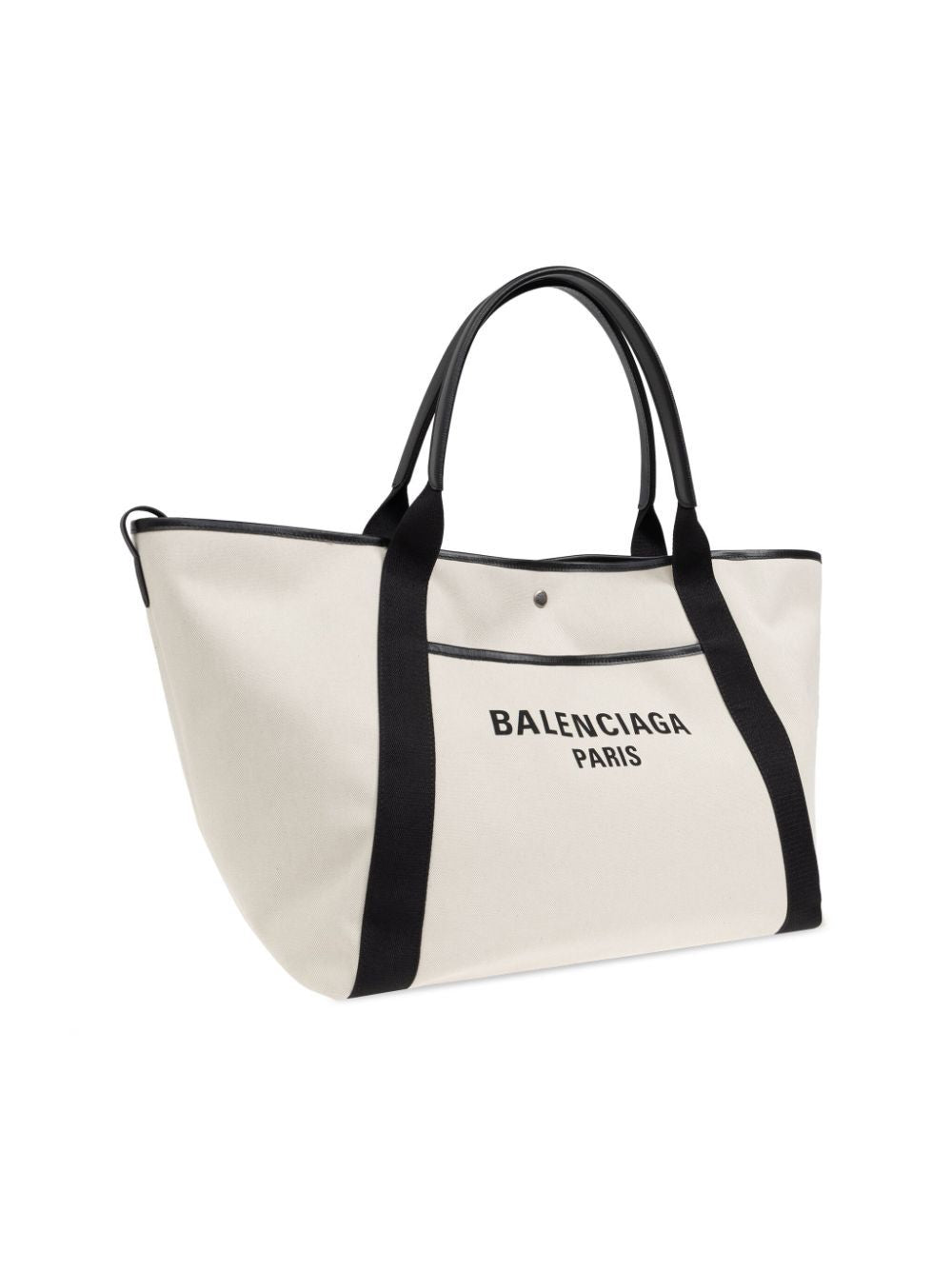 BALENCIAGA Large Canvas Shopping Tote Handbag
