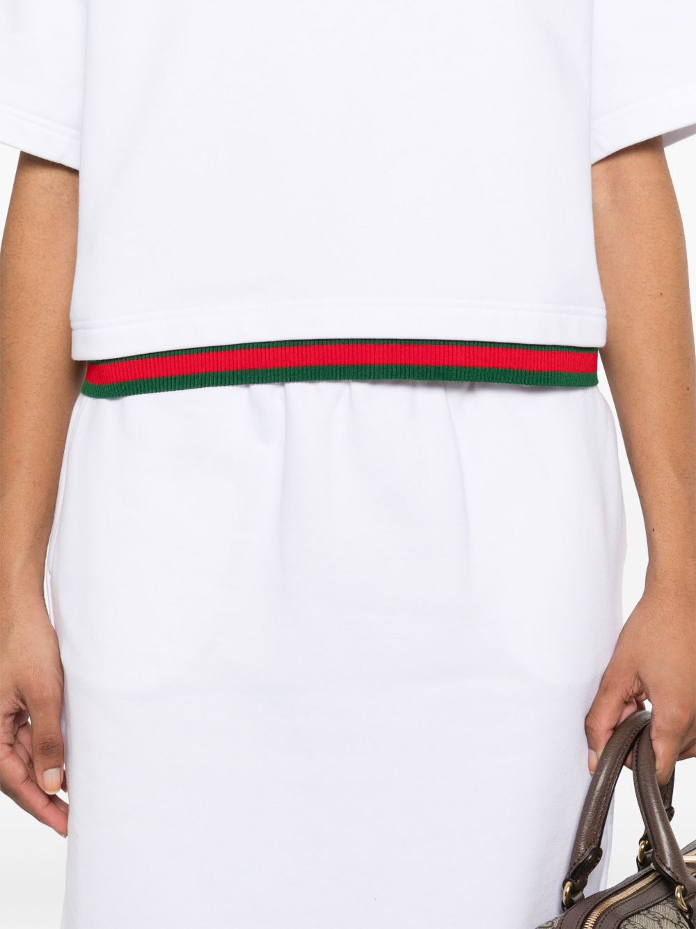 GUCCI Signature Stripe Cotton T-Shirt for Women