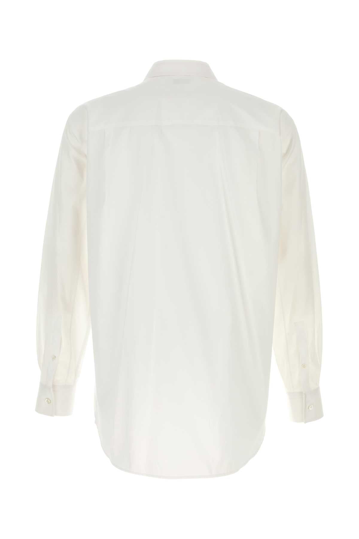 ALEXANDER MCQUEEN Poplin Shirt with T Chain Collar - Fall Collection