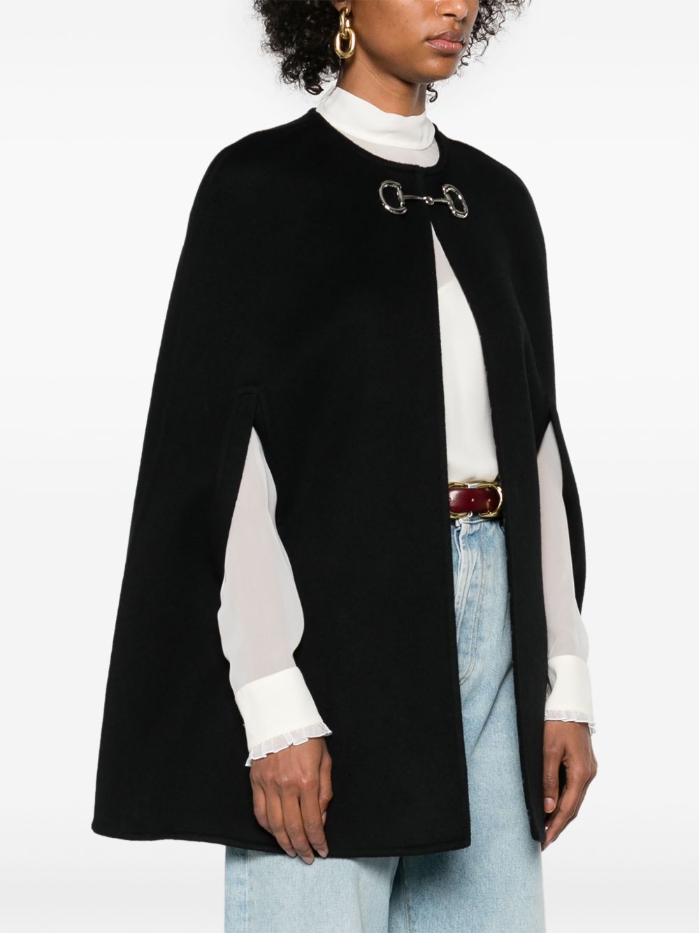 GUCCI Elegant Wool Cape for Women