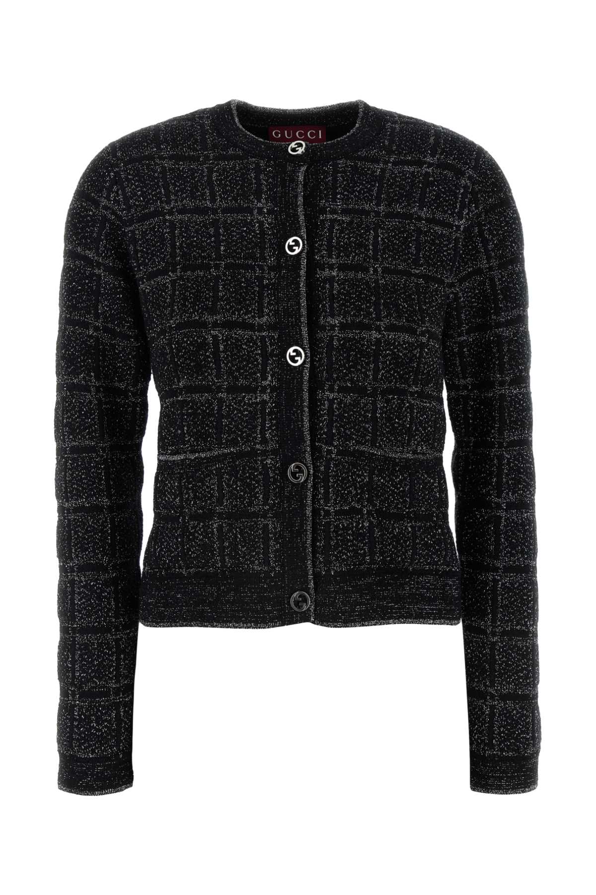 GUCCI Wool Blend Long Sleeve Cardigan for Women