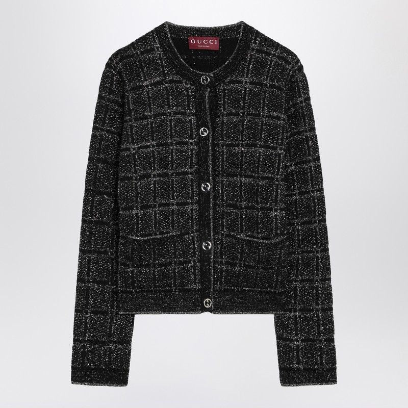GUCCI Wool Blend Long Sleeve Cardigan for Women