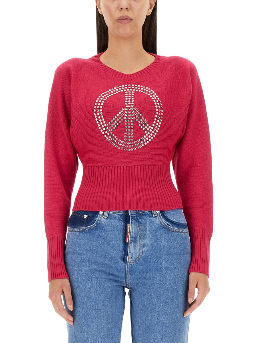 MOSCHINO JEANS Peace Symbol T-Shirt for Women