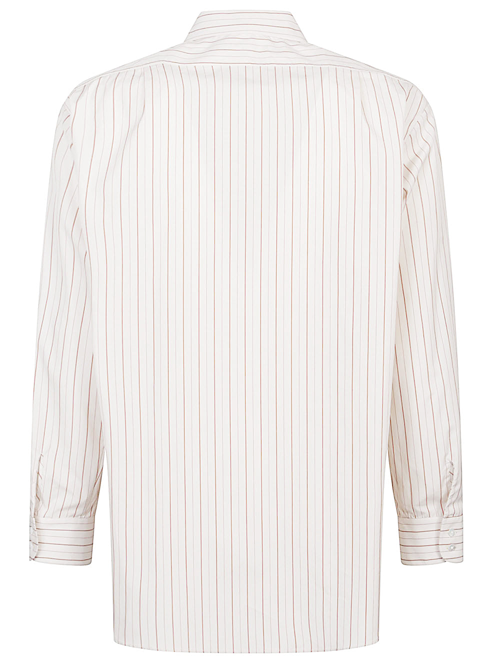 THE ROW Casual 100% Cotton Striped Long Sleeve Shirt