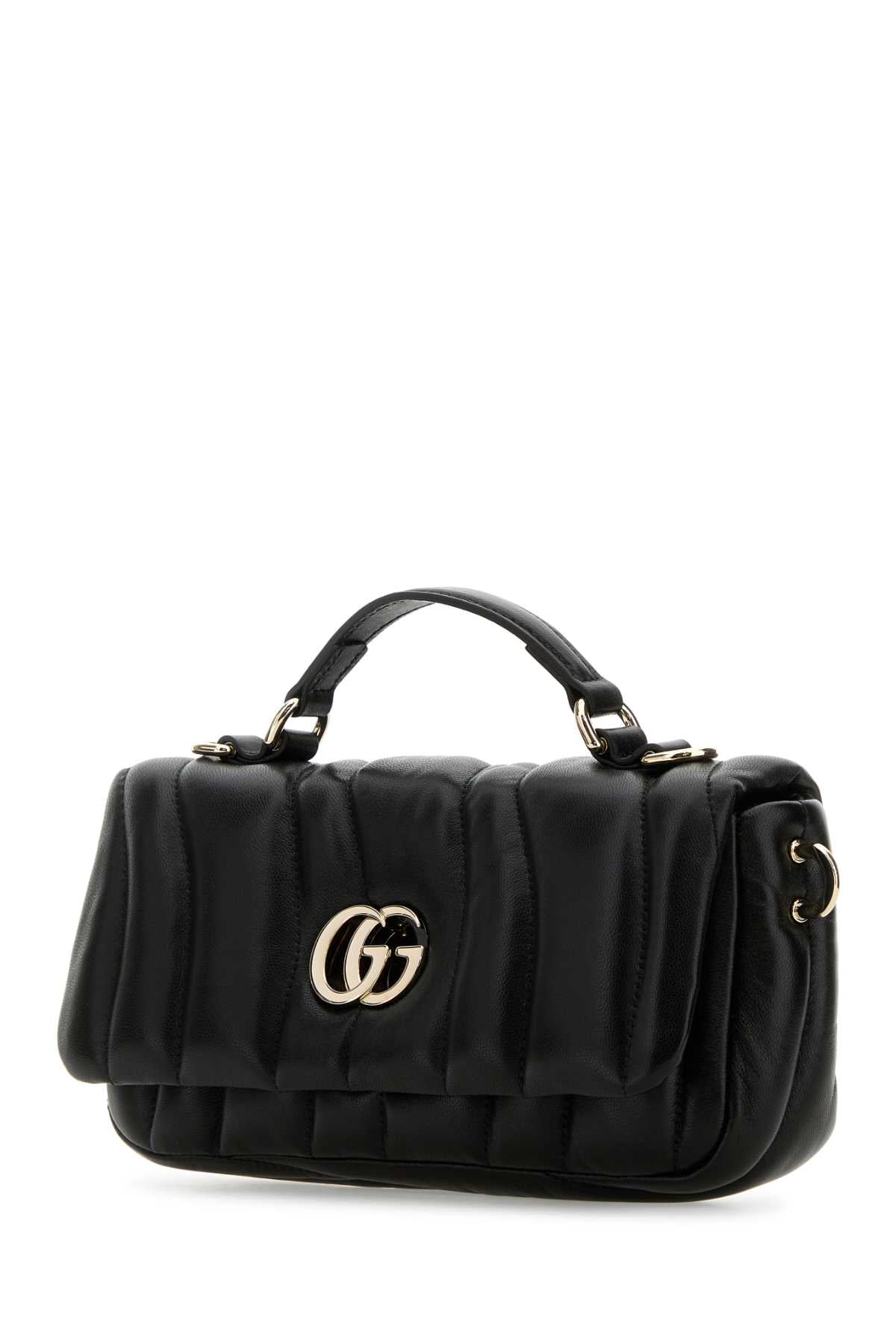 GUCCI Mini Leather GG Milan Handbag