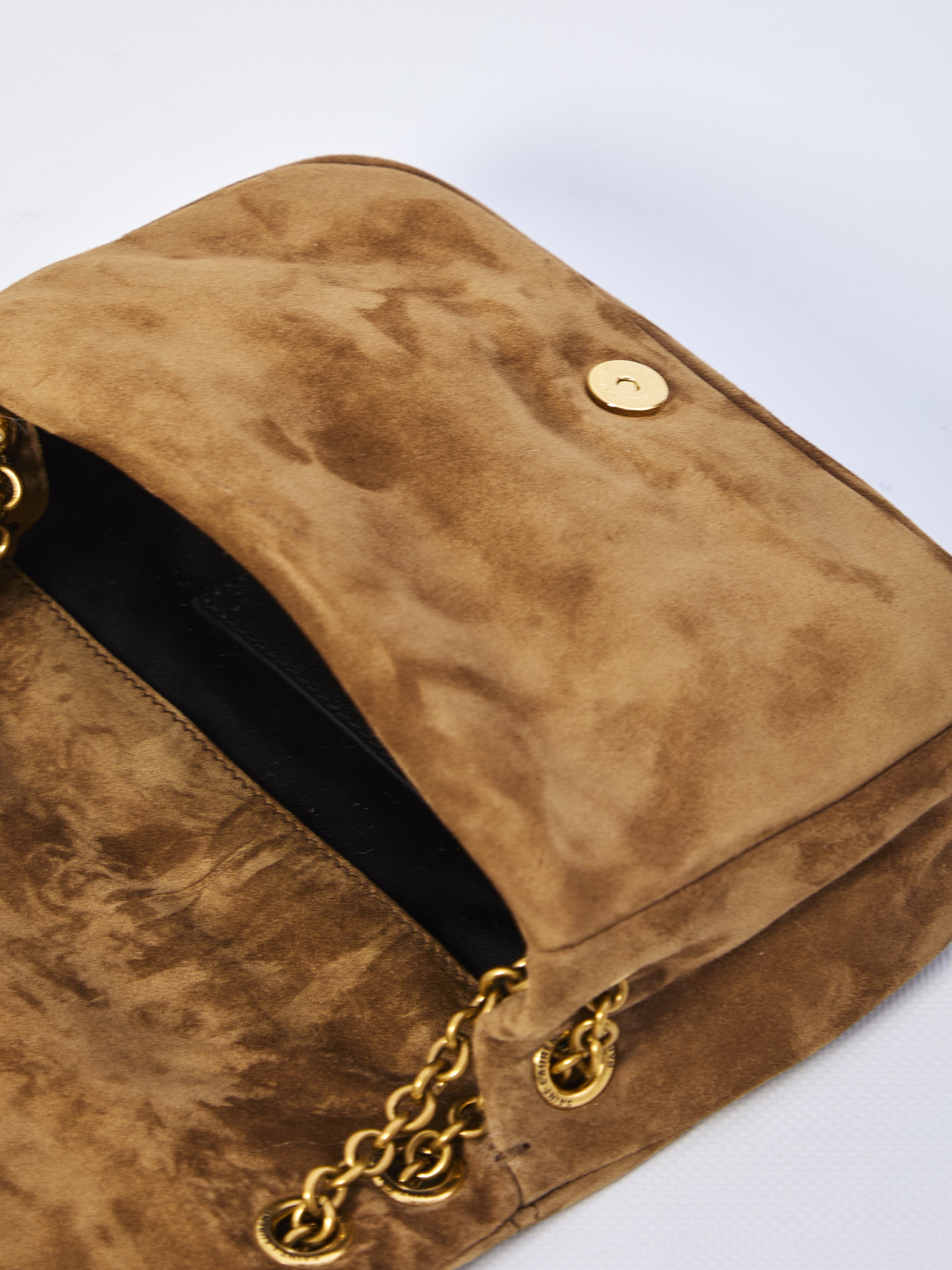 SAINT LAURENT Mini Handbag with Carré Stitching - FW25