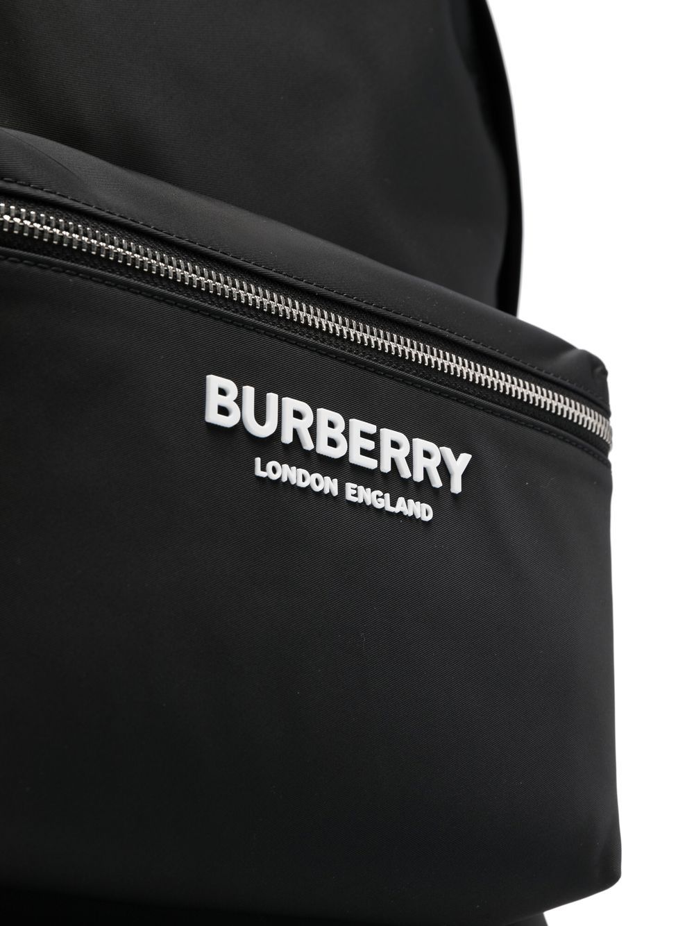 BURBERRY Nylon Backpack with Logo Print for Men