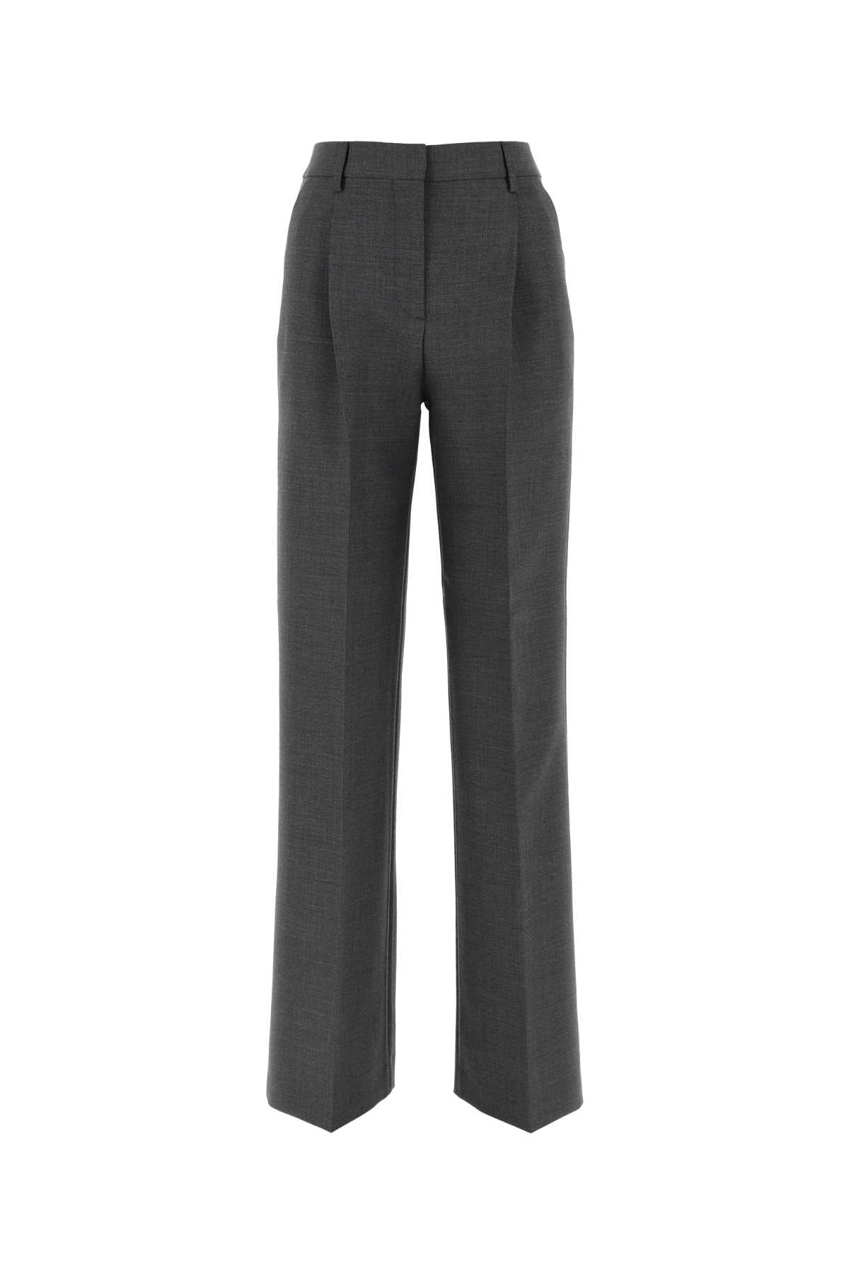 BURBERRY Wide-Leg Wool Pants for Women - SS23 Collection