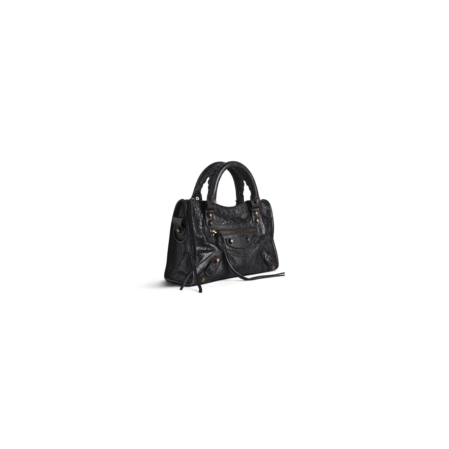 BALENCIAGA Mini Leather City Handbag