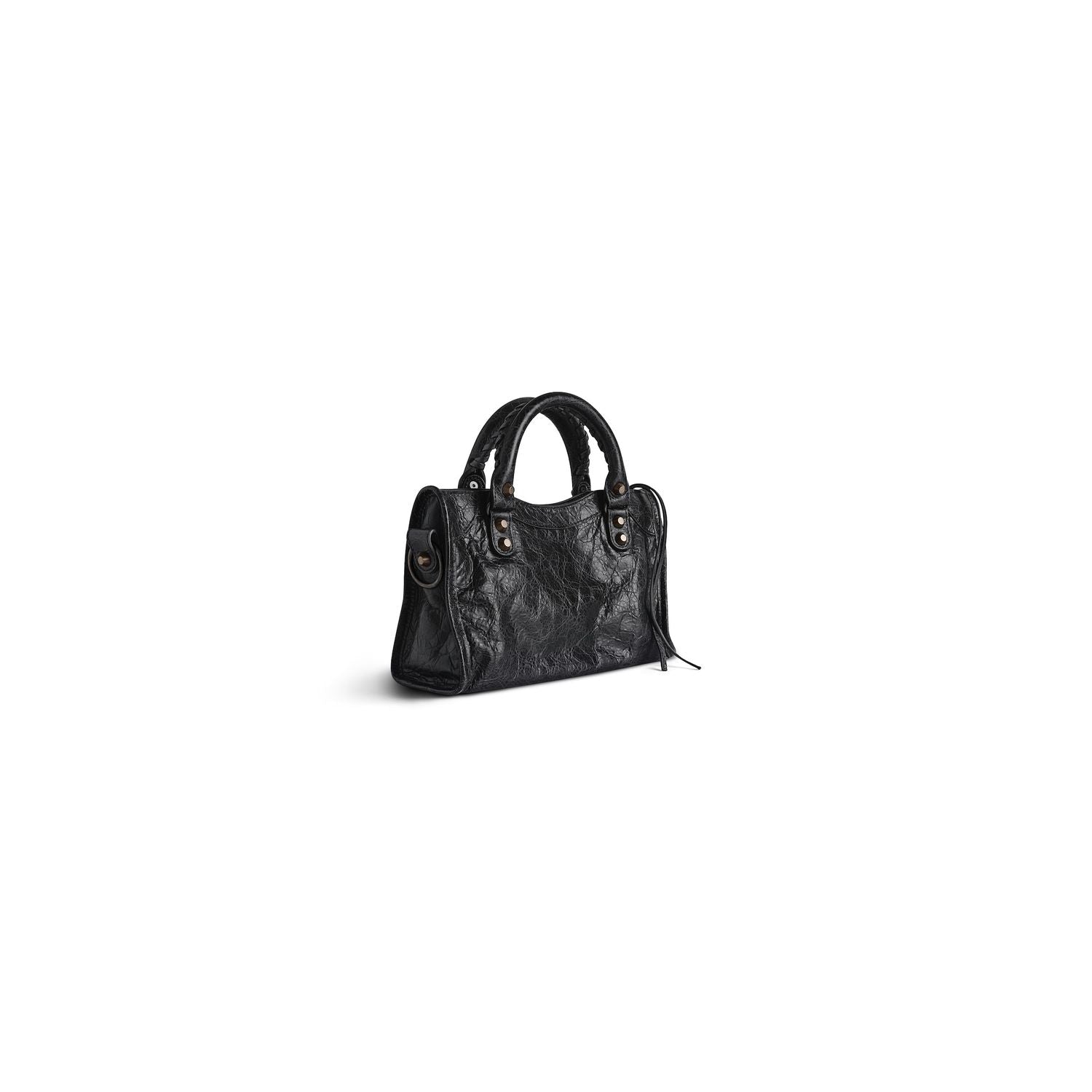 BALENCIAGA Mini Leather City Handbag