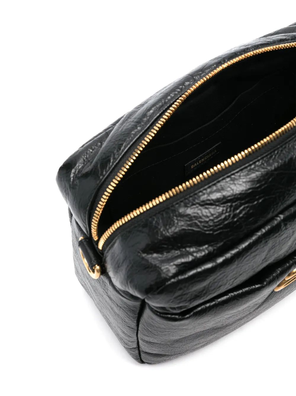 BALENCIAGA Mini Leather Crossbody Handbag