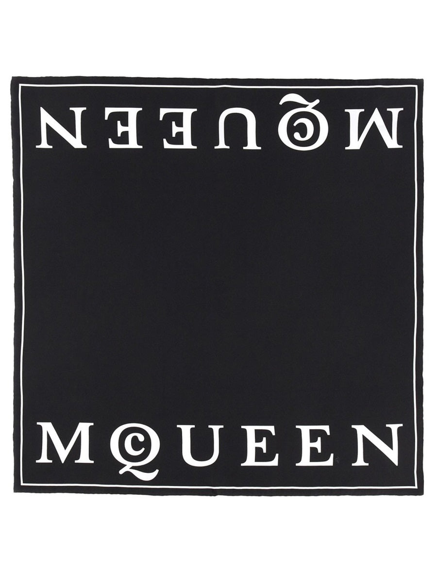 ALEXANDER MCQUEEN Luxury Silk Scarf