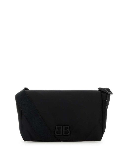 BALENCIAGA Monaco Flap Messenger Bag