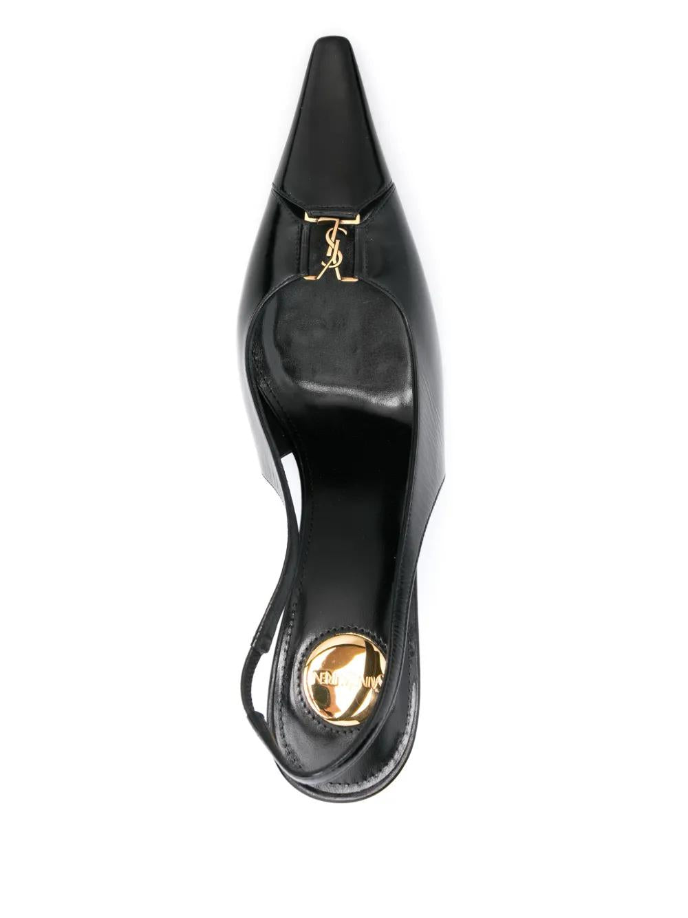 SAINT LAURENT Smooth Leather Breteuil Pumps for Women