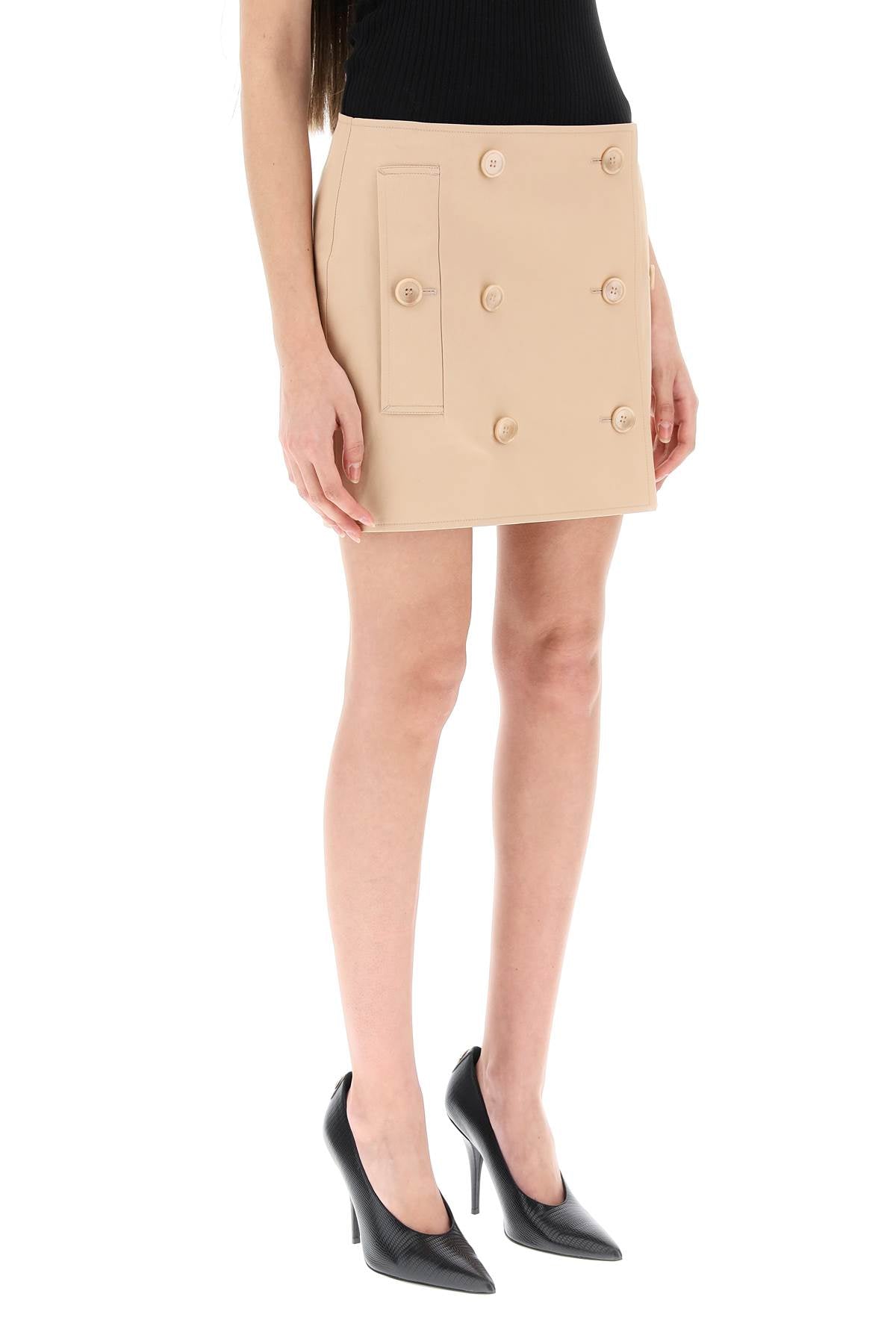 BURBERRY Women's Mini Trench Skirt
