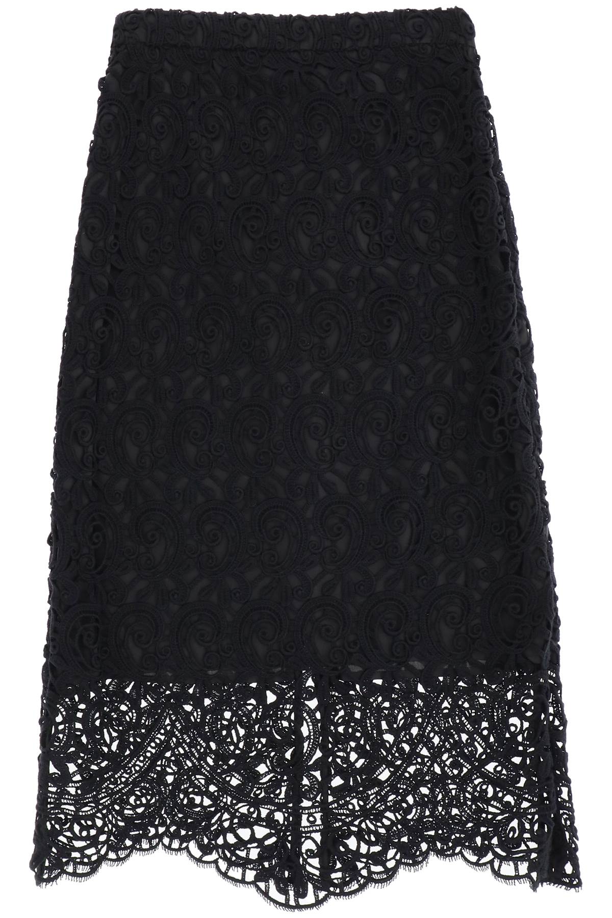 BURBERRY Macrame Lace Mini Skirt