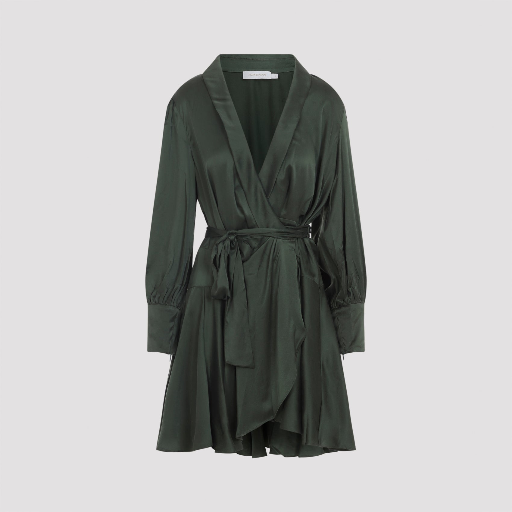 ZIMMERMANN Silk Wrap Mini Dress for Women