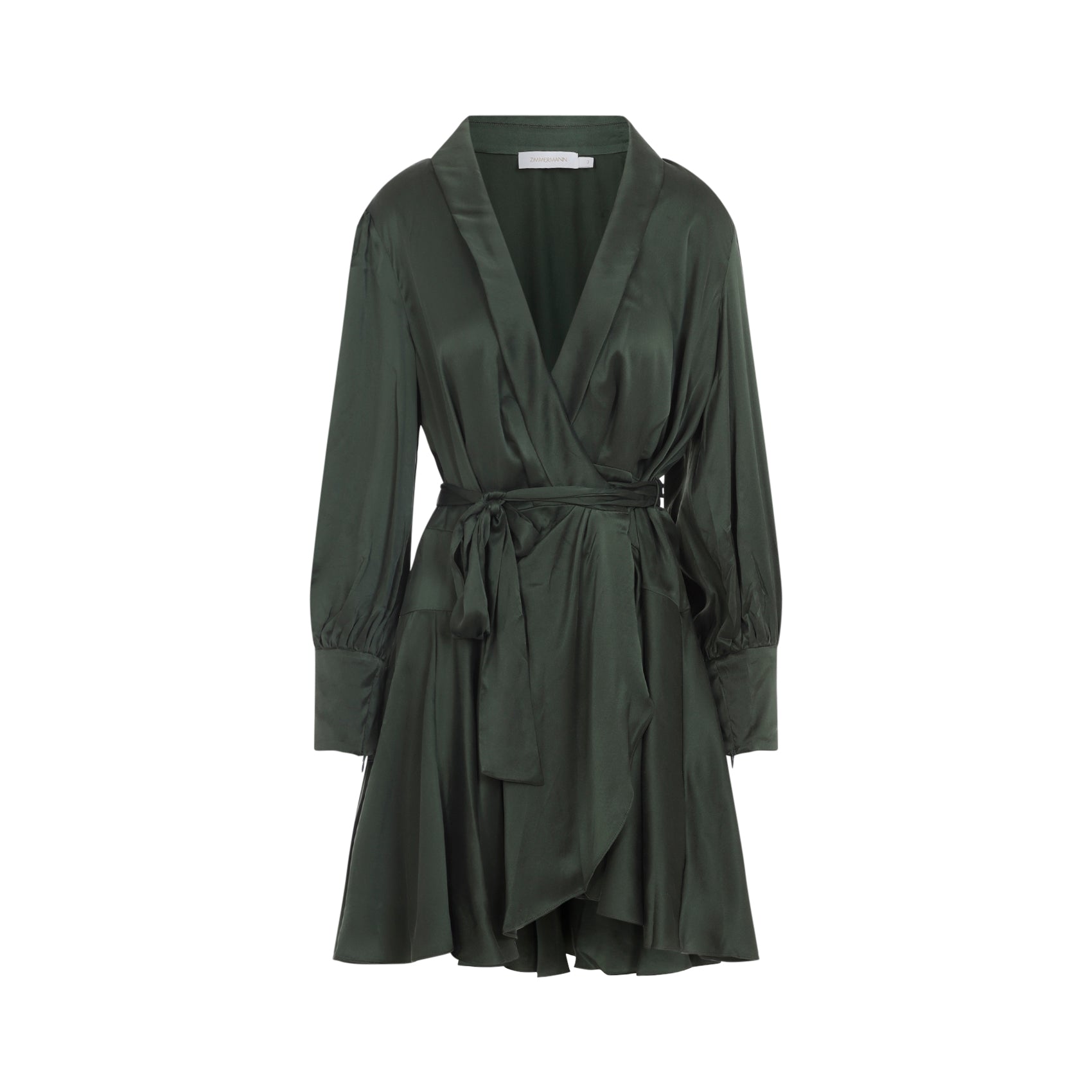 ZIMMERMANN Silk Wrap Mini Dress for Women