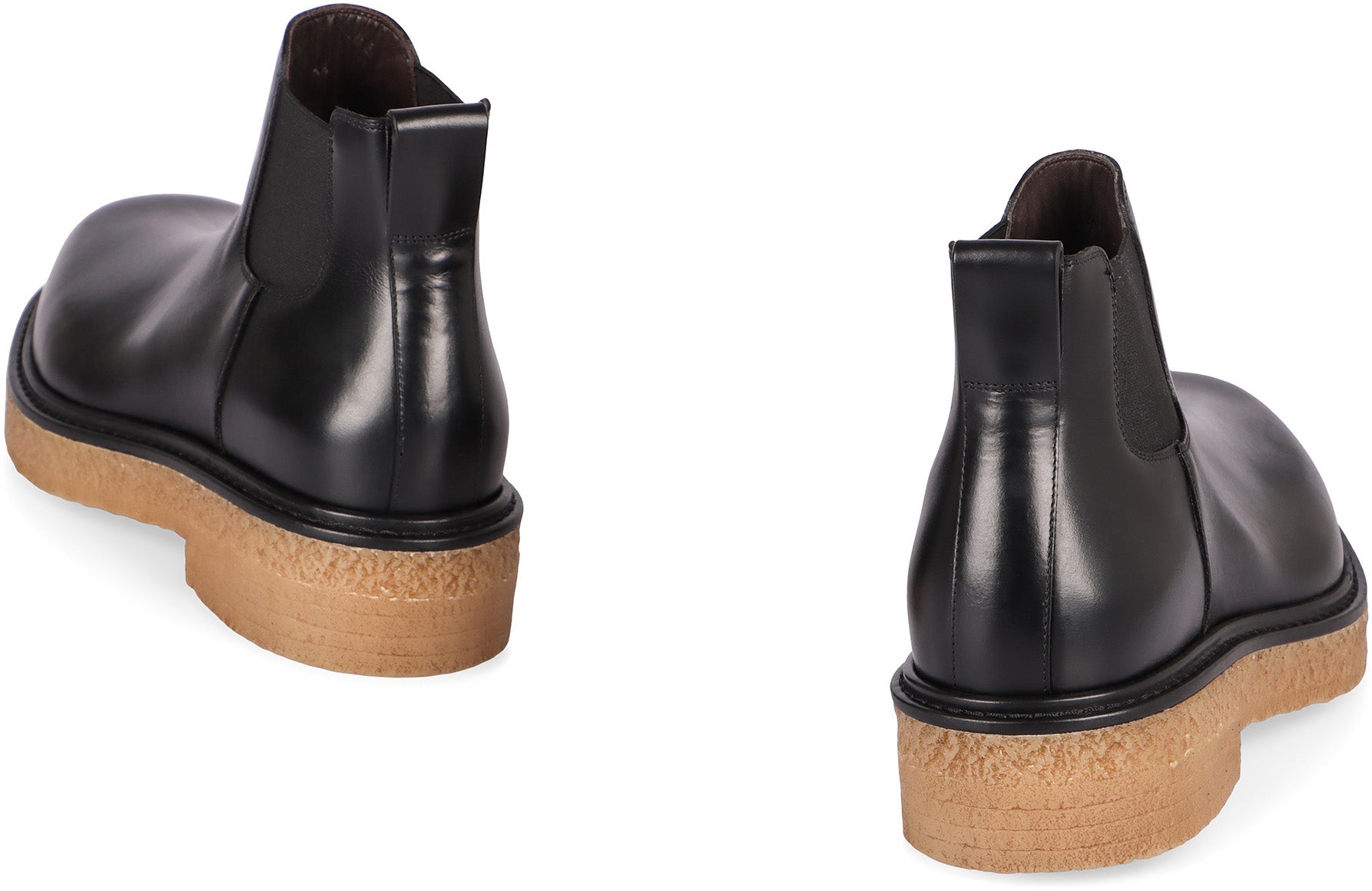 BOTTEGA VENETA Men's Leather Haddock Ankle Boots