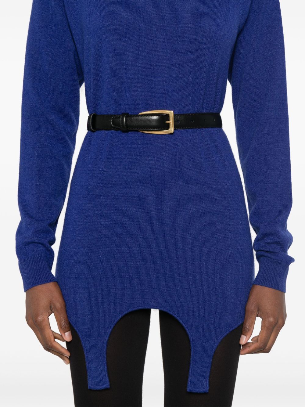 SAINT LAURENT Cashmere Sweater with Mock Neck Detail