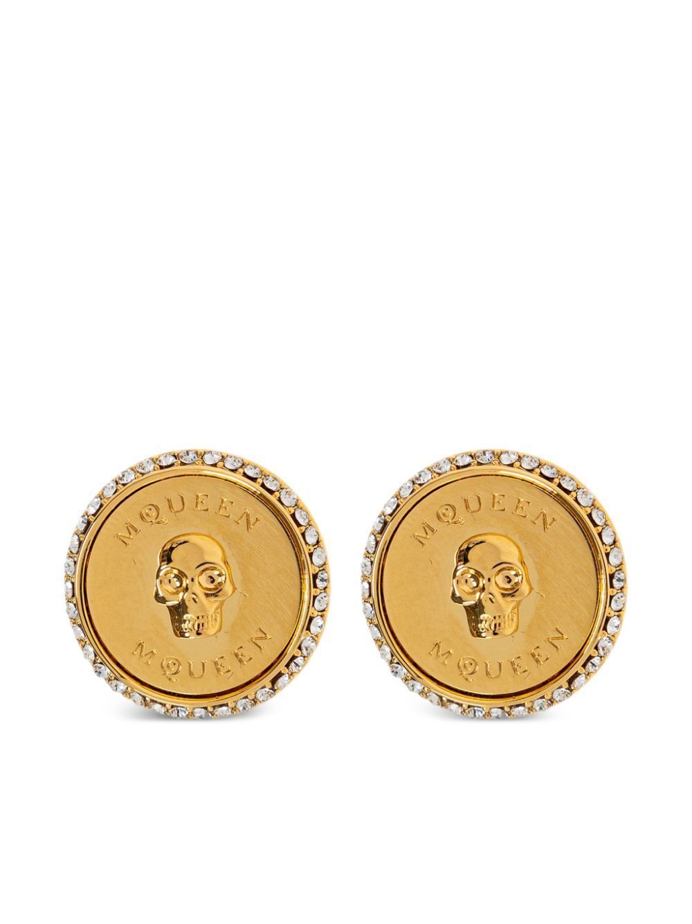 ALEXANDER MCQUEEN Sovereign Skull Mini Earrings