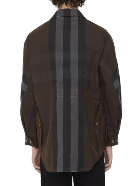 BURBERRY Men's Embroidered Polyester Blend Jacket