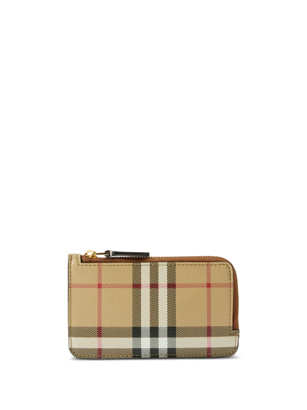 BURBERRY Printed Canvas Mini Card Holder