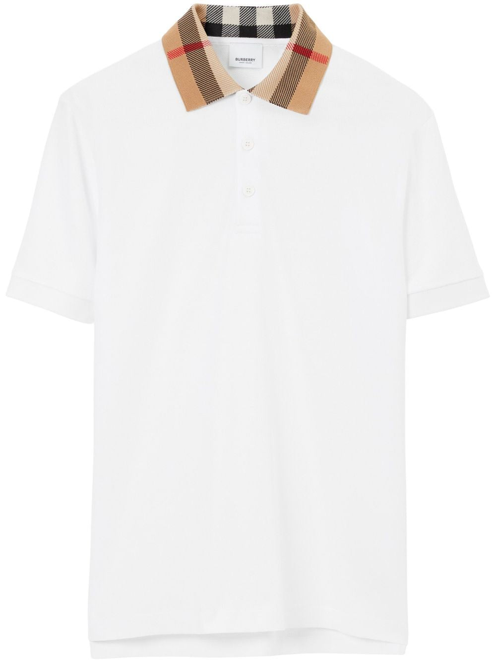 BURBERRY Cotton Piqué Polo Shirt for Men