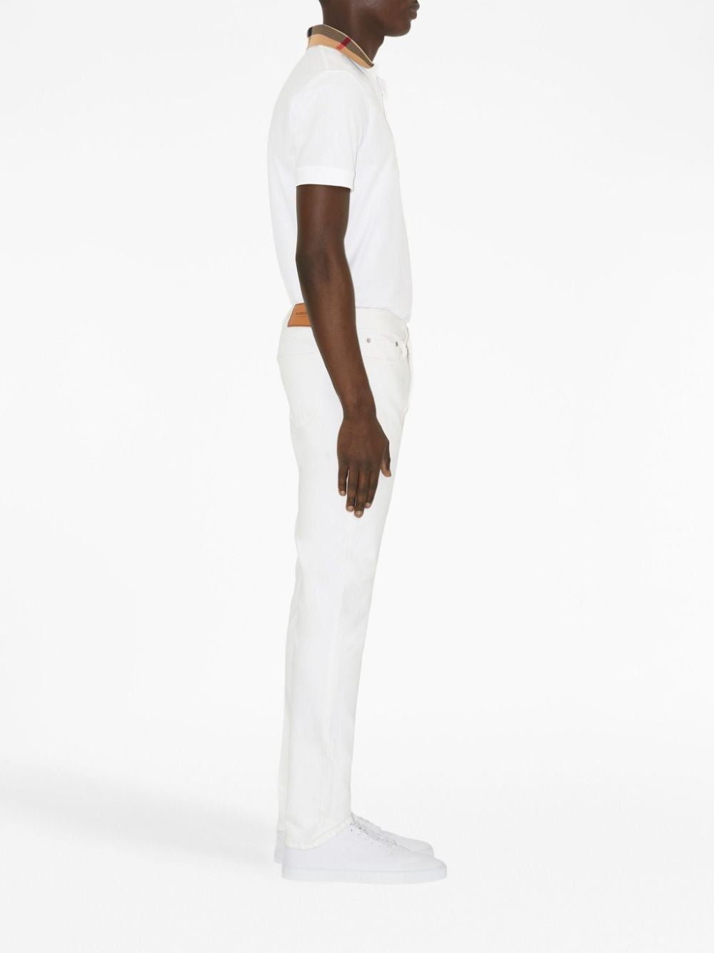 BURBERRY Cotton Piqué Polo Shirt for Men