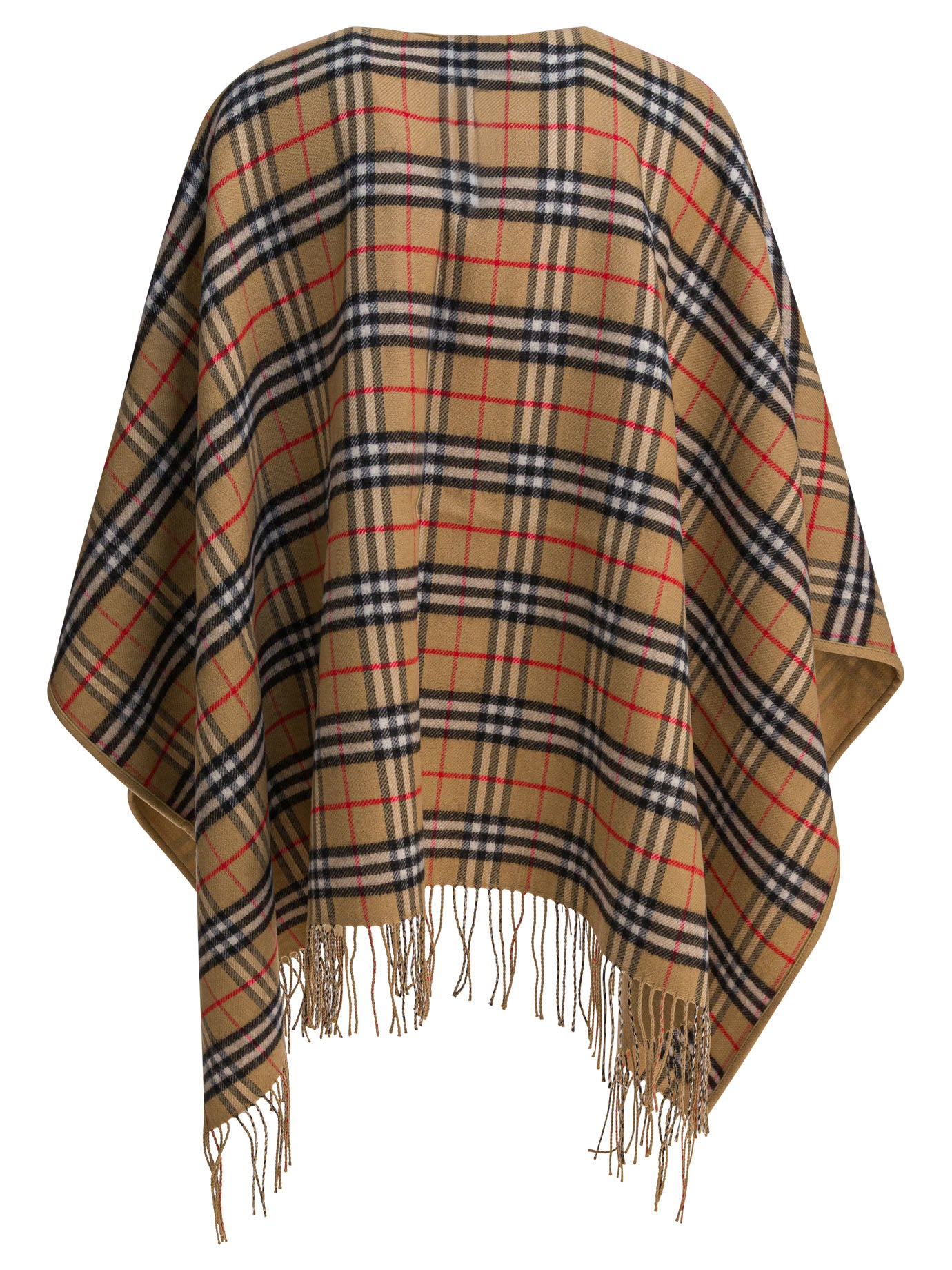BURBERRY Classic Checked Wool Coat for Women