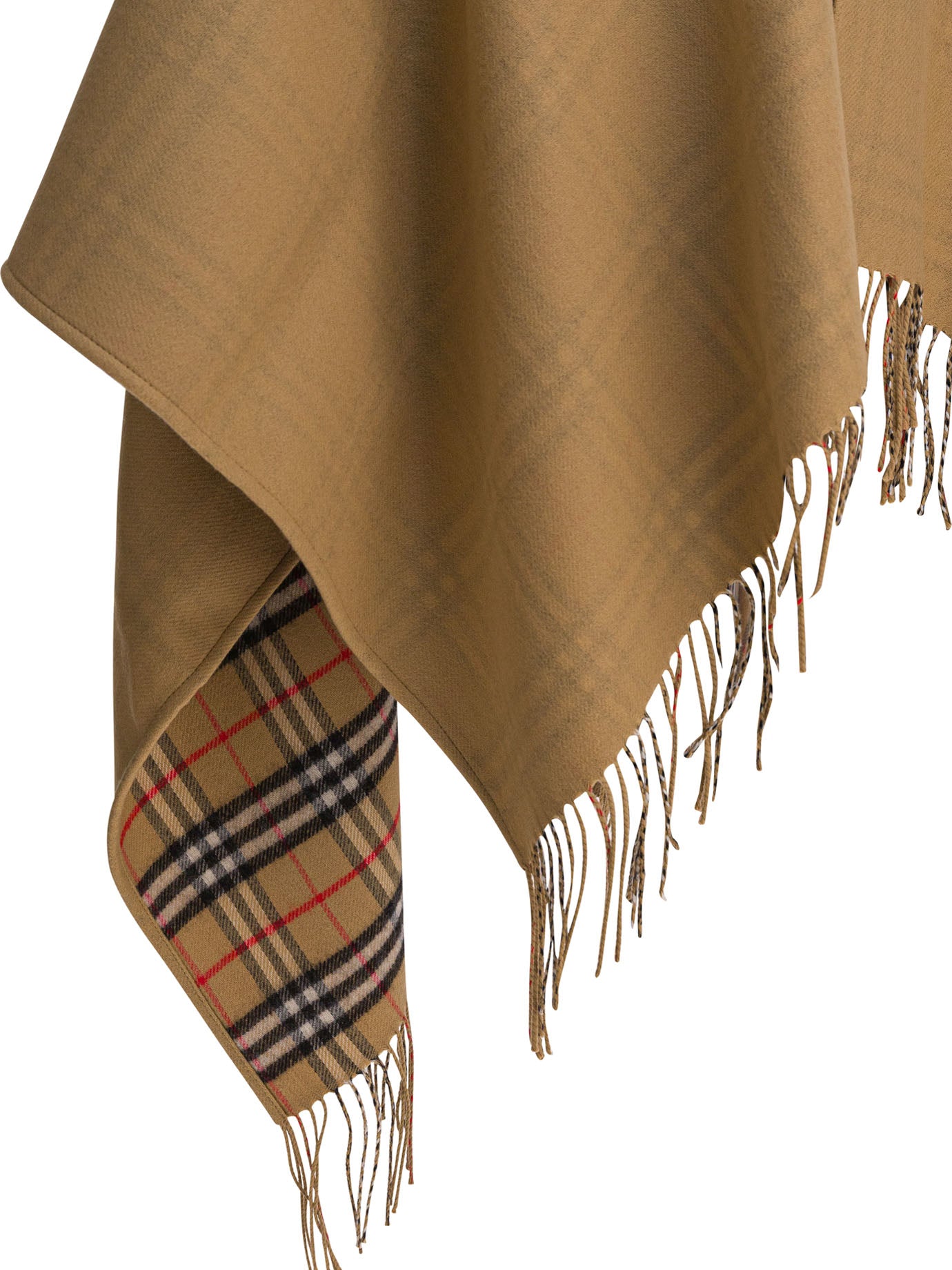 BURBERRY Classic Checked Wool Coat for Women