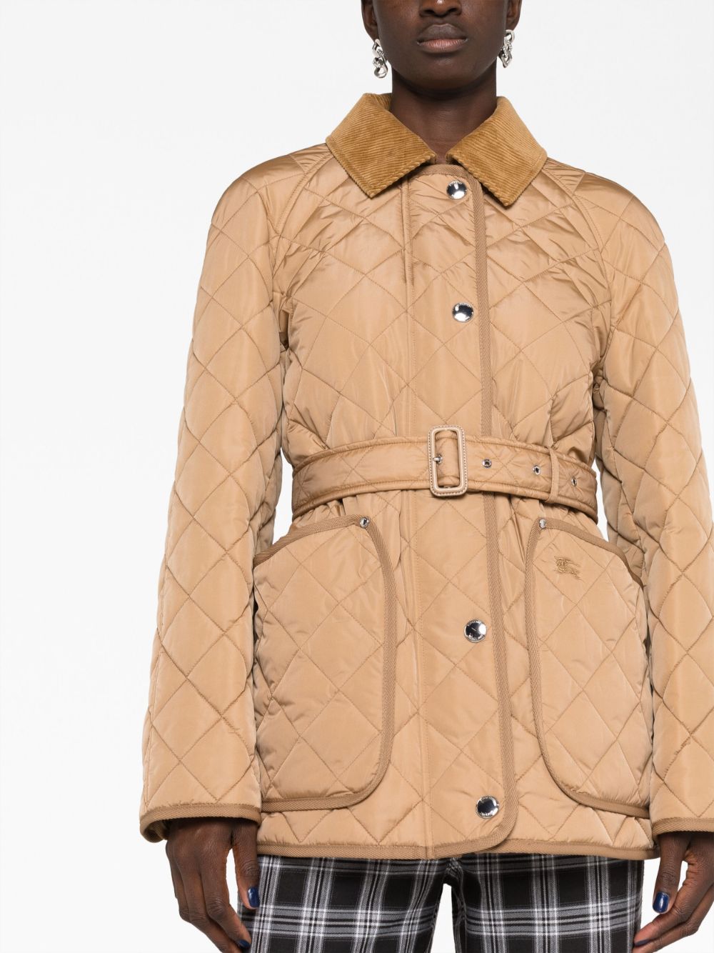 BURBERRY Quilted Belted Jacket for Women - Spring/Summer 2025