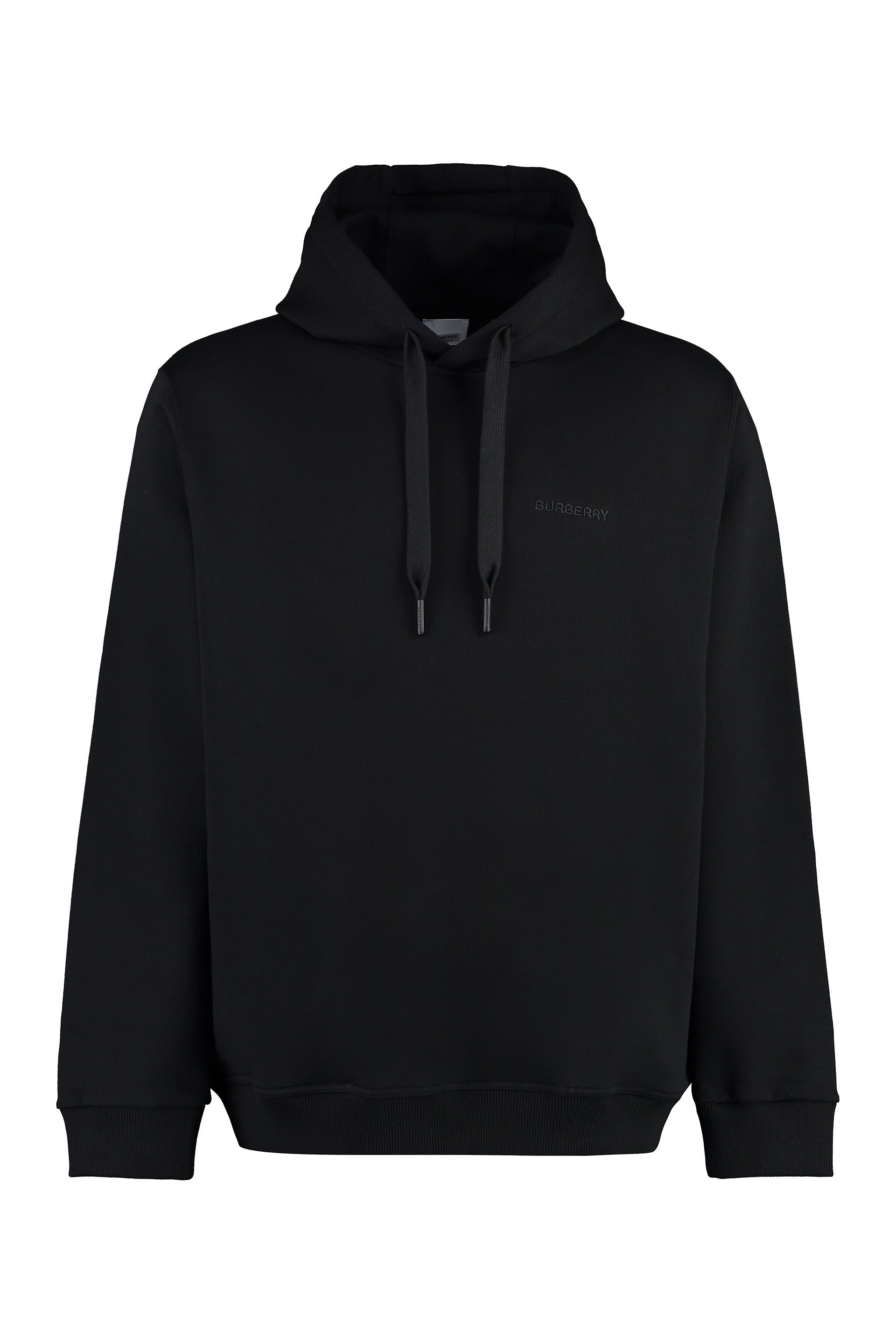 BURBERRY Hooded Sweatshirt with Back Check Motif for Men