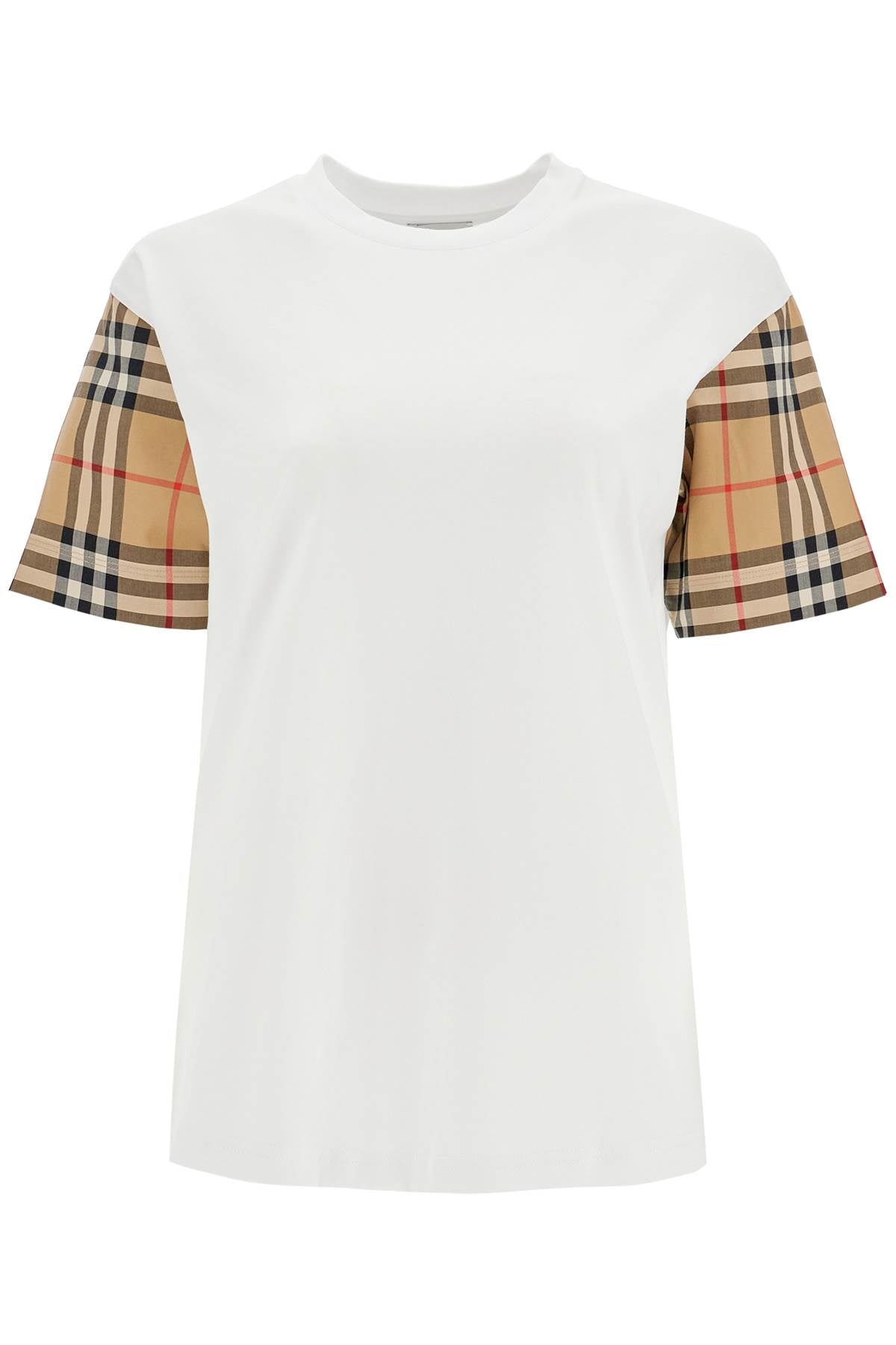 BURBERRY Short Sleeves Check T-Shirt
