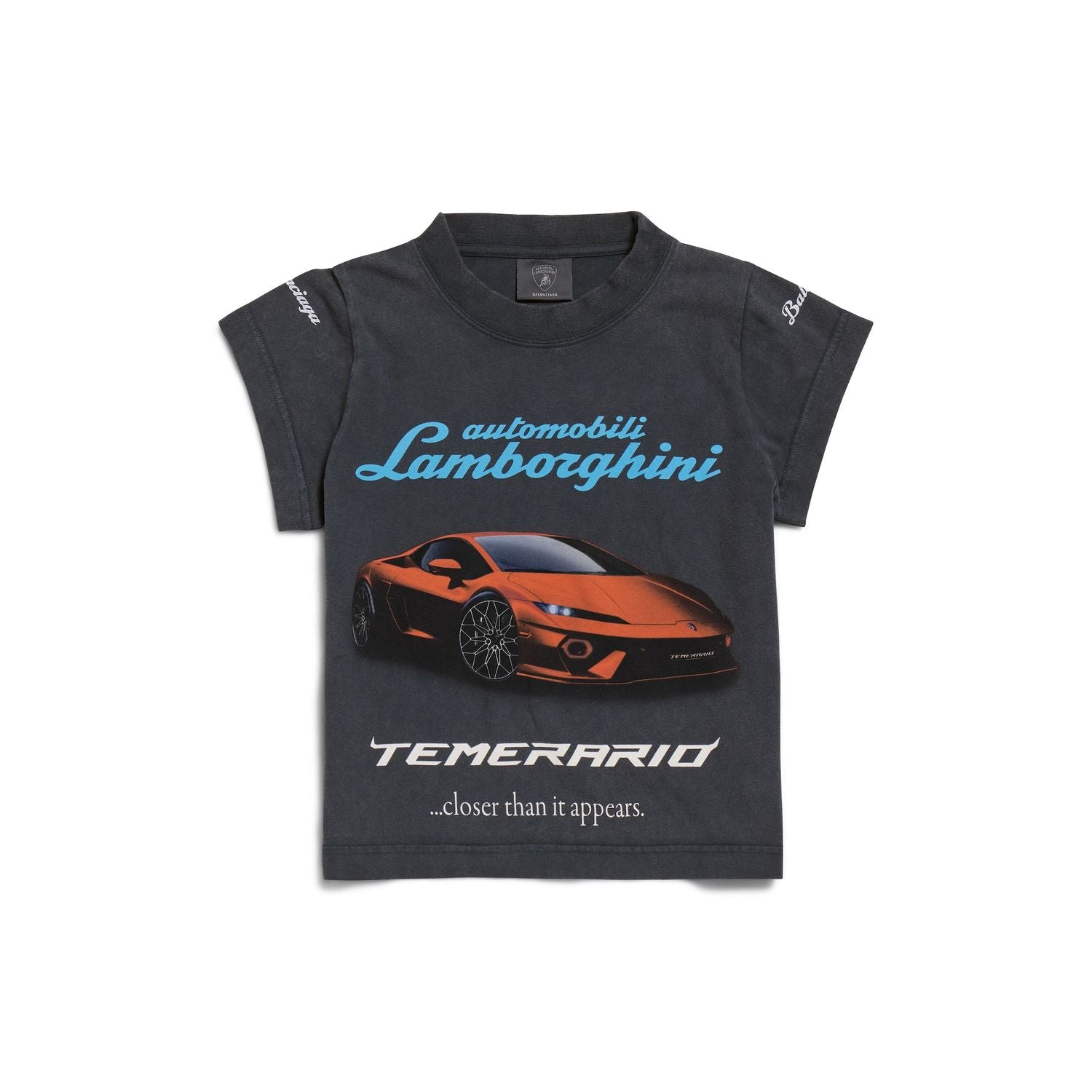 BALENCIAGA Men's Mini Motorsport Graphic T-Shirt