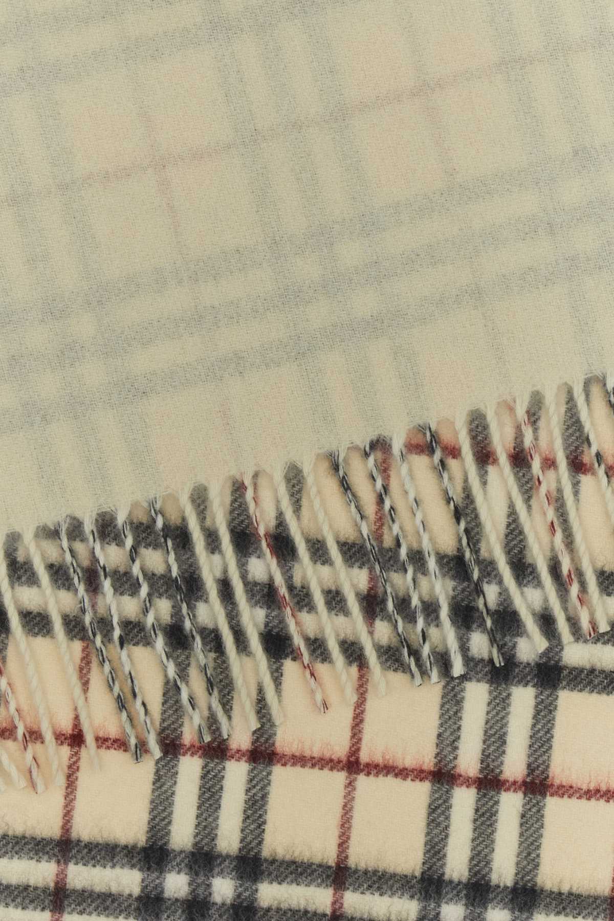 BURBERRY Embroidered Cashmere Scarf for Men