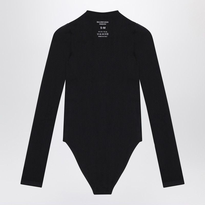 BALENCIAGA Round Neck Long Sleeve Bodysuit