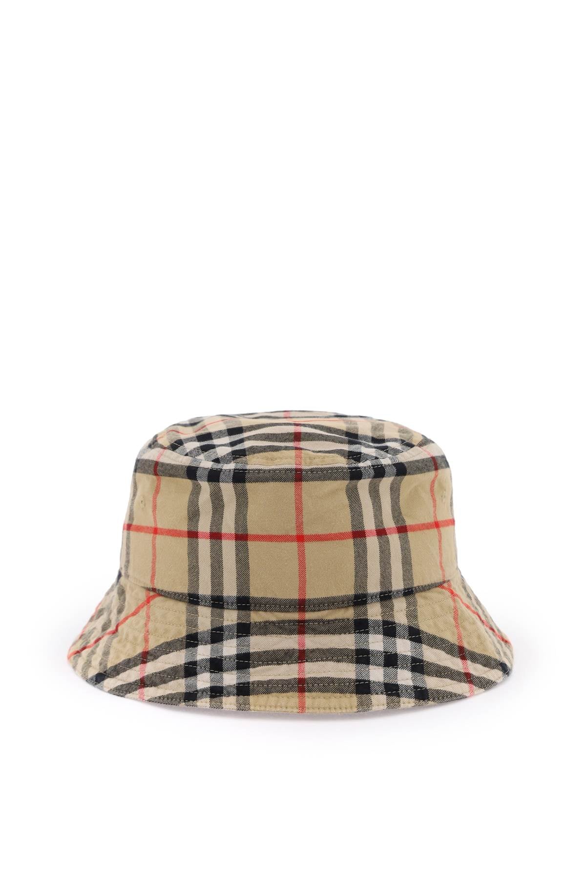 BURBERRY Embroidered Cotton Bucket Hat for Men