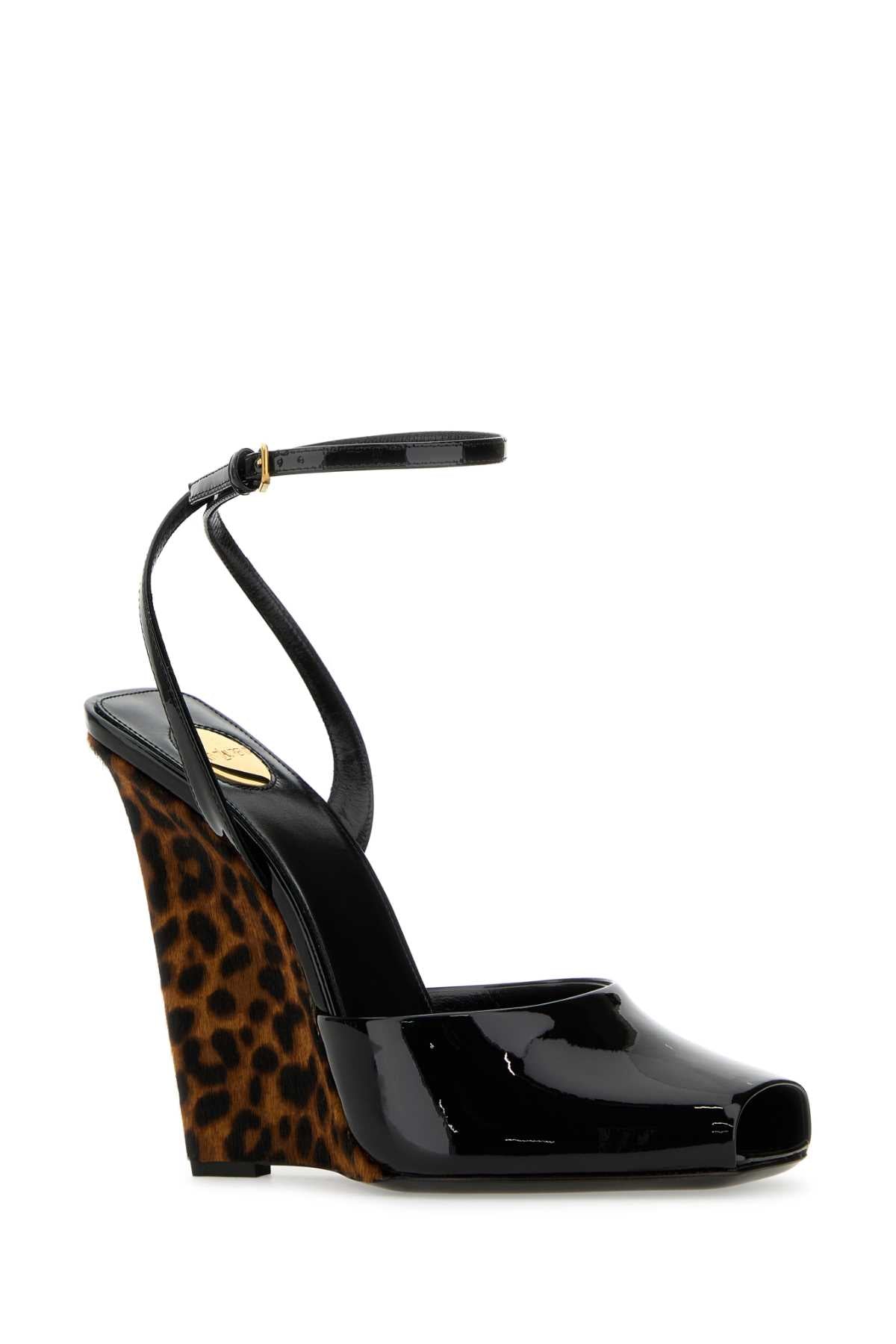 SAINT LAURENT Leather Le Scandal Sandals