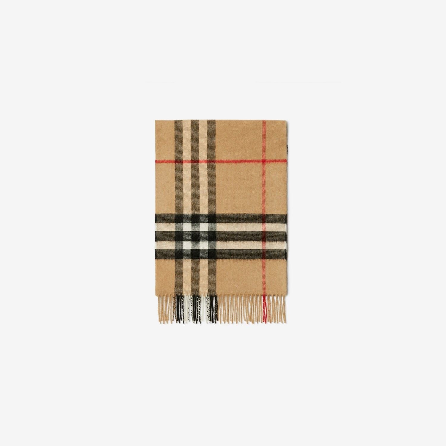 BURBERRY Giant Check Cashmere Scarf