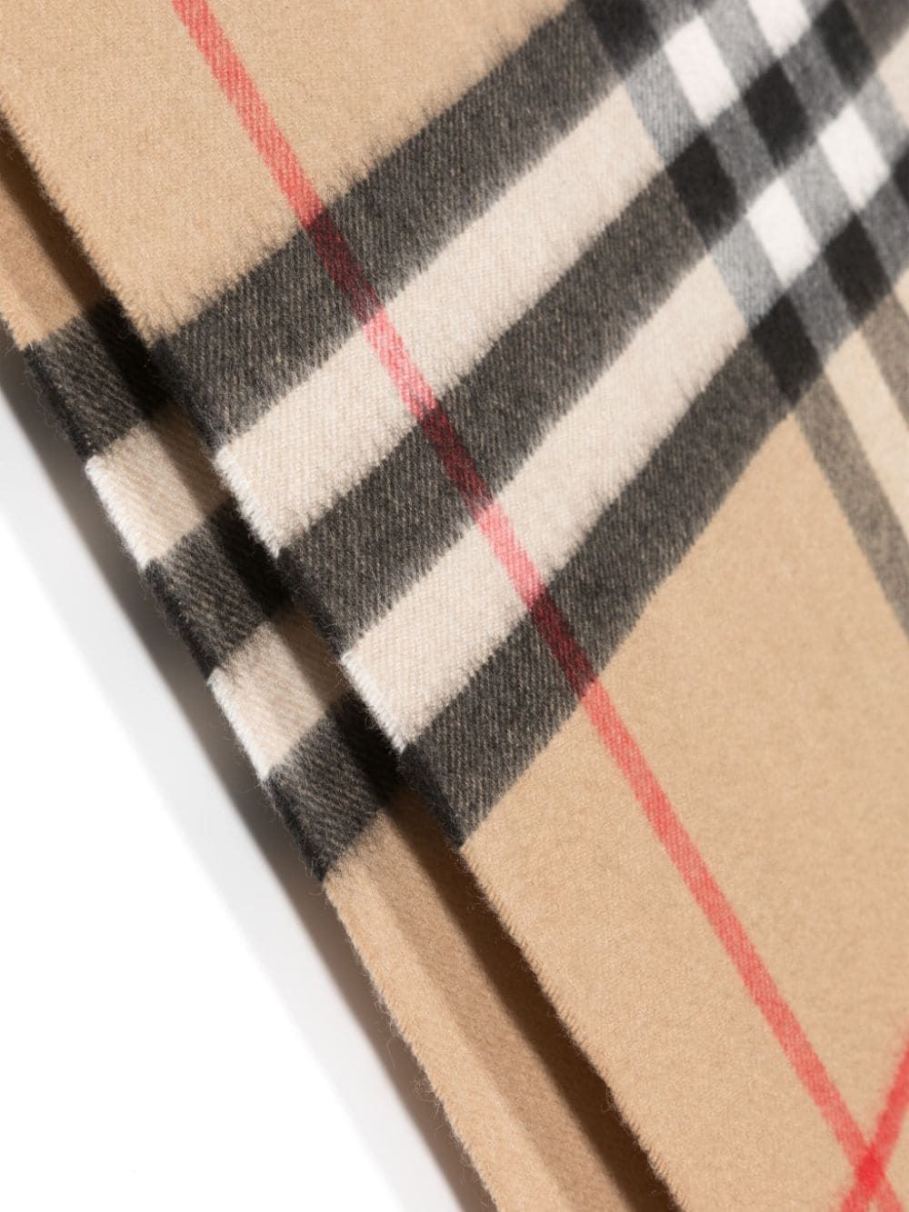BURBERRY Vintage Check Cashmere Scarf for Men