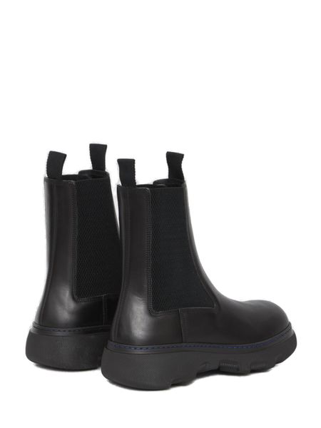 BURBERRY Men's Premium Leather Boot - FW23 Collection