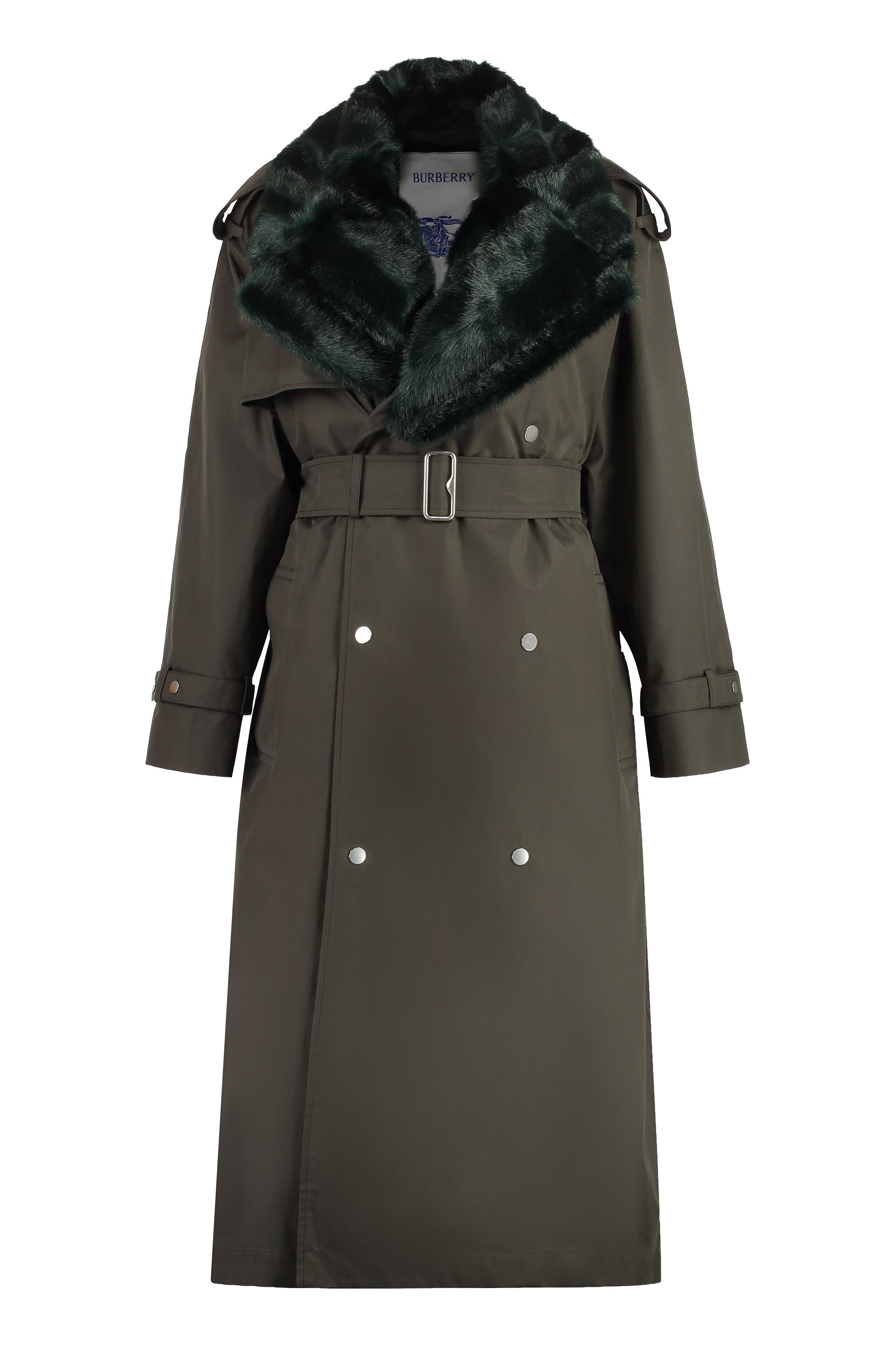 BURBERRY Oversized Long Kensington Trench Jacket