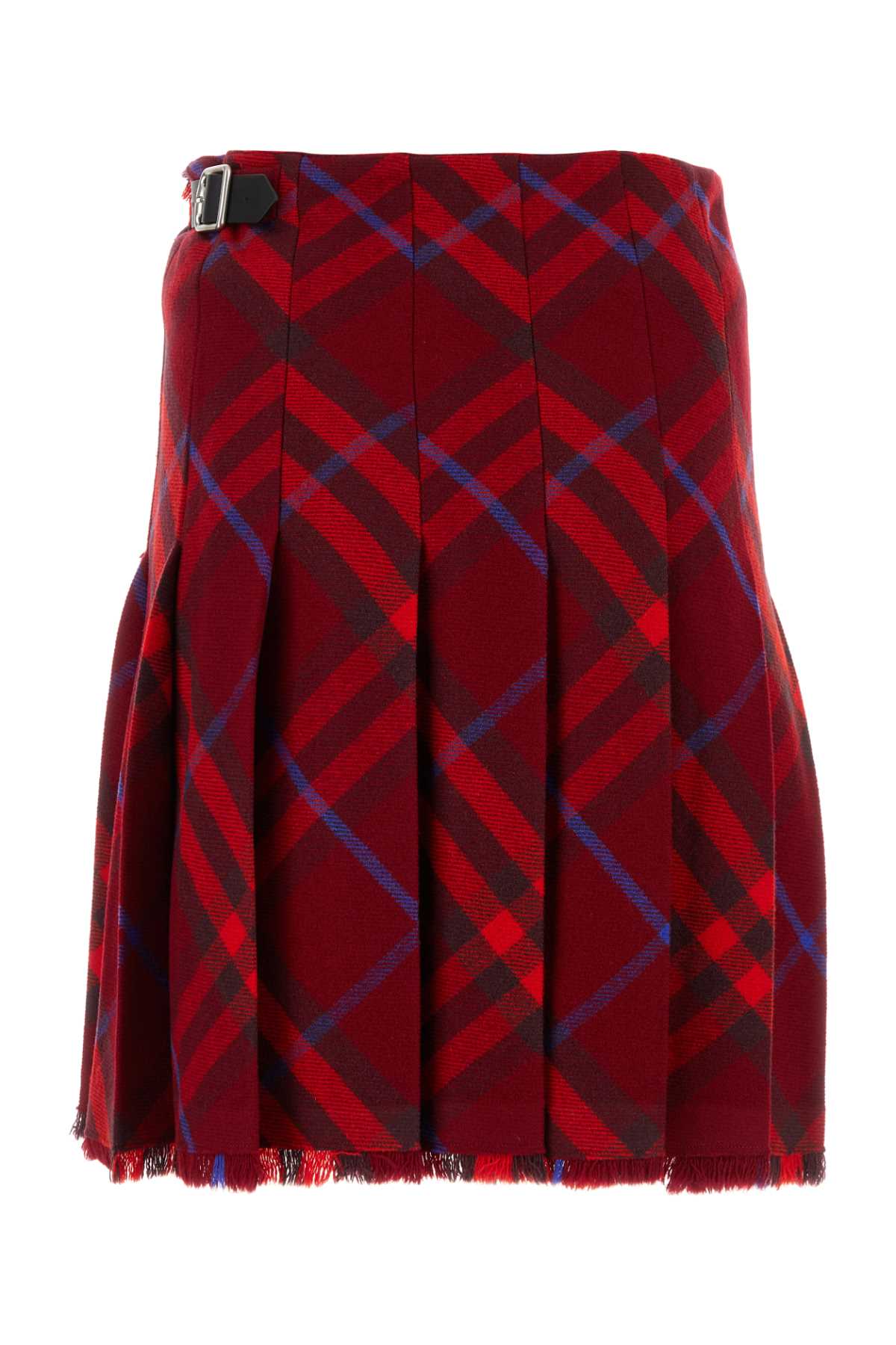 BURBERRY Embroidered Wool Mini Skirt