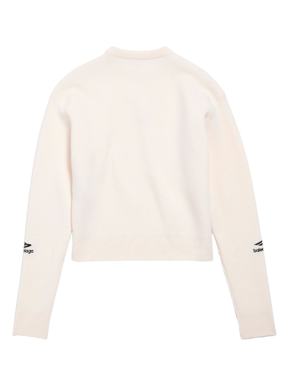 BALENCIAGA Wool Knit Ski Crewneck Sweater