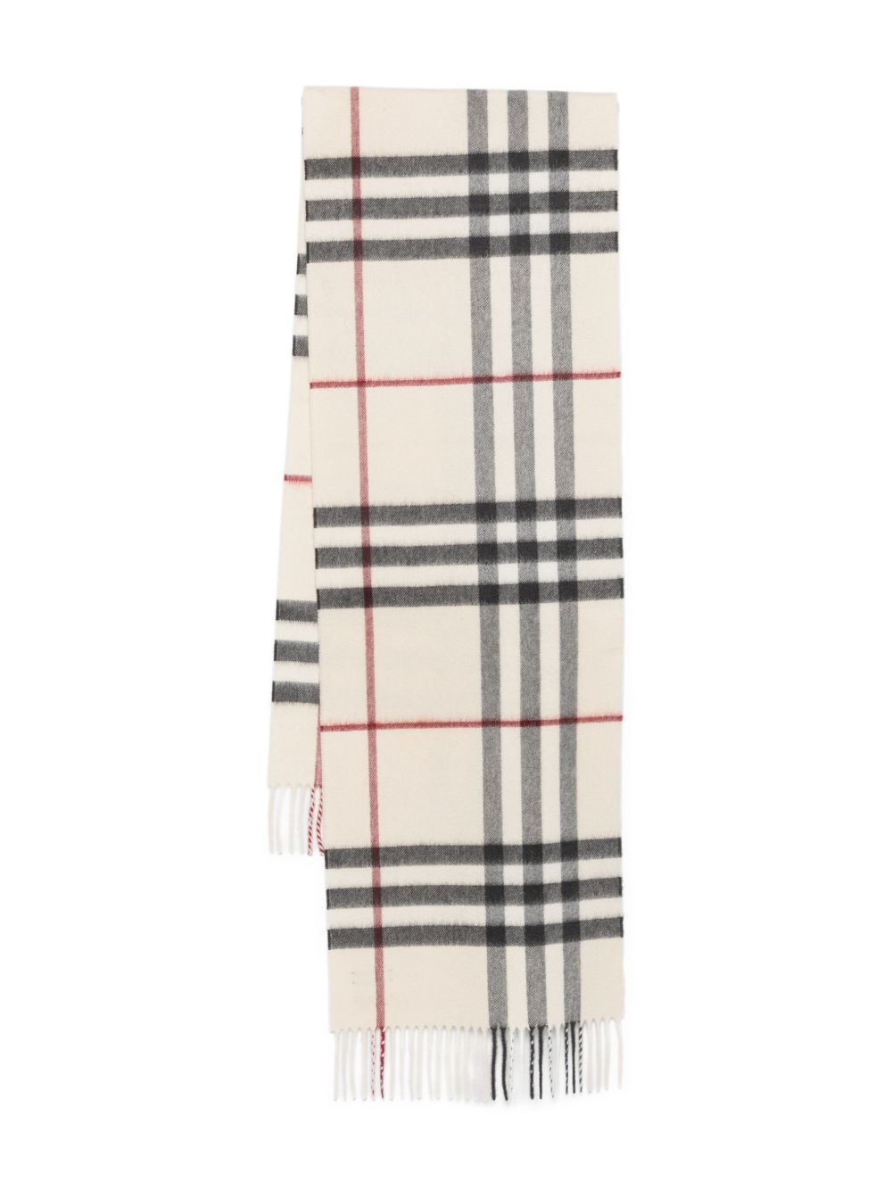 BURBERRY Giant Check Cashmere Scarf