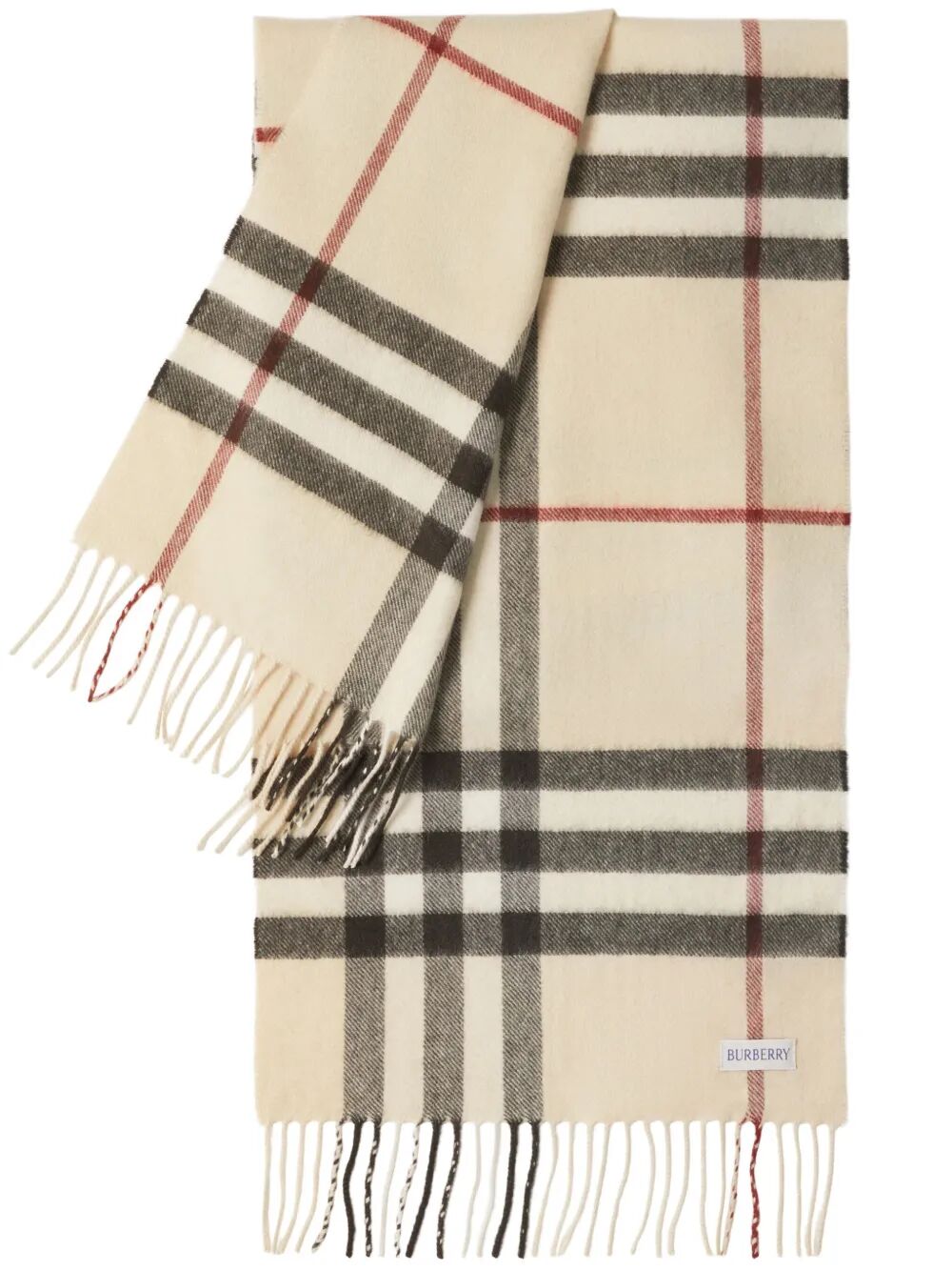 BURBERRY Rectangular Check Cashmere Scarf